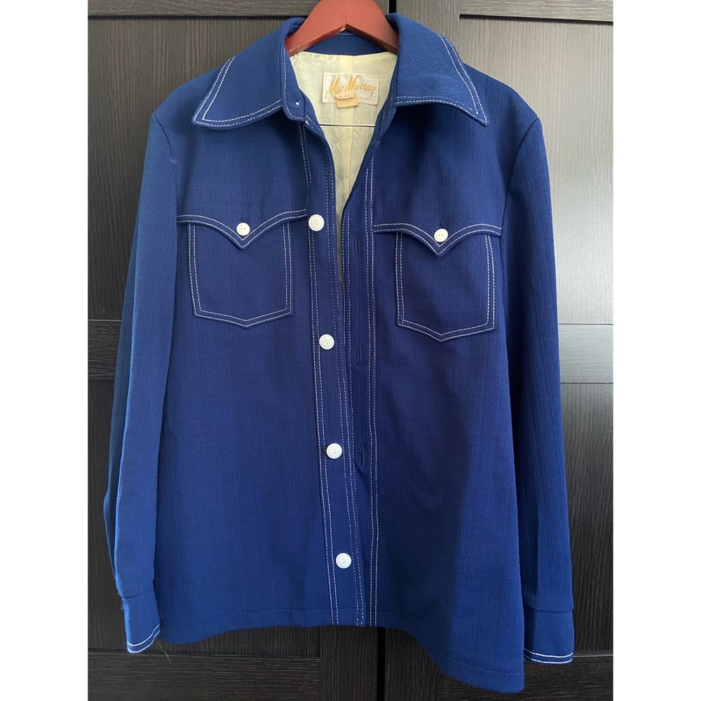 Mac Murray Vintage Jacket in Electric Blue